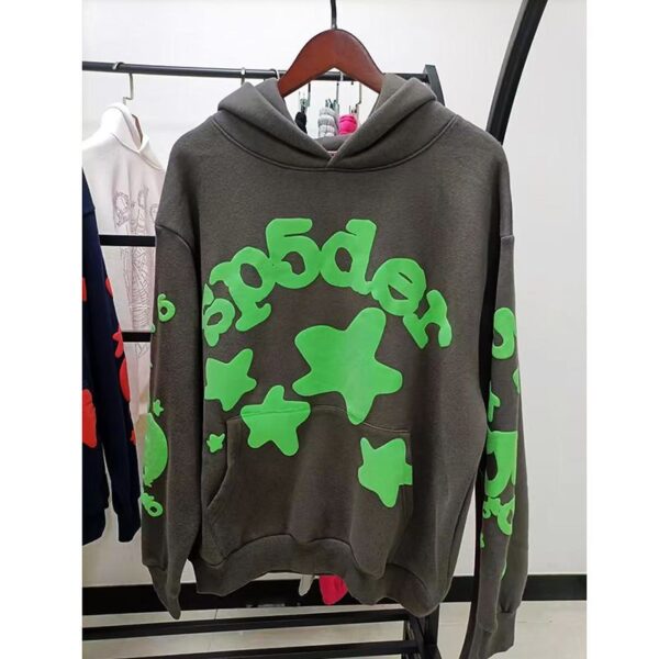 Sp5der Hoodies Heavyweight 450g Cotton Hoodie — Oversized Unisex Streetwear for All Seasons - Image 28