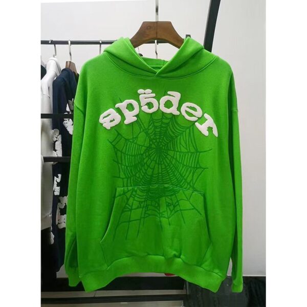 Sp5der Hoodies Heavyweight 450g Cotton Hoodie — Oversized Unisex Streetwear for All Seasons - Image 38