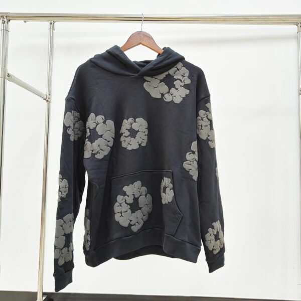 DENIM TEARS cotton wool sweatshirt hoodie couple high street trend sweatshirt Cross-border heavyweight 450g - Image 9