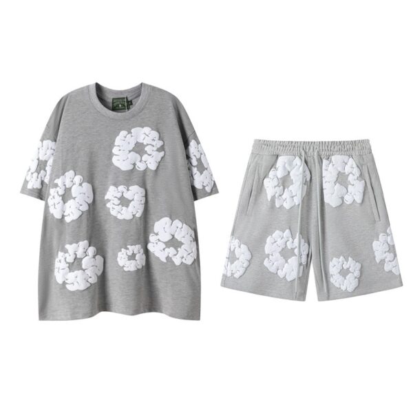 Denim Tears Rep Shorts – Unisex Graphic Cotton Wreath Streetwear Shorts - Image 22