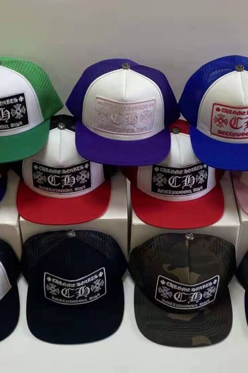 24SS CH hat Sanskrit embroidered duckbill cap couple style cross-border supply