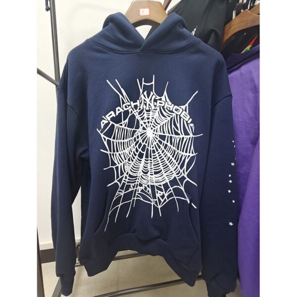 Sp5der Hoodies Heavyweight 450g Cotton Hoodie — Oversized Unisex Streetwear for All Seasons - Image 33