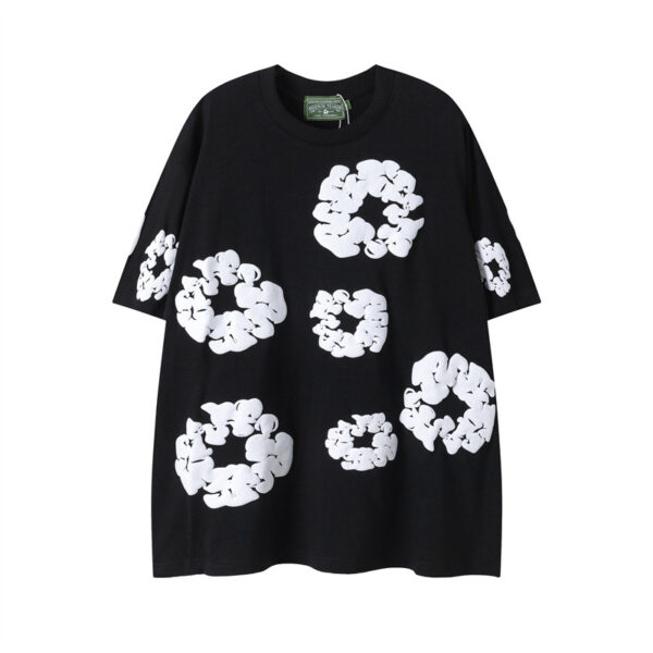 Denim Tears Rep Shorts – Unisex Graphic Cotton Wreath Streetwear Shorts - Image 15