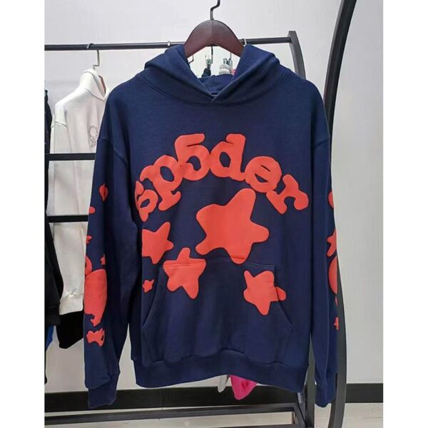Sp5der Hoodies Heavyweight 450g Cotton Hoodie — Oversized Unisex Streetwear for All Seasons - Image 29