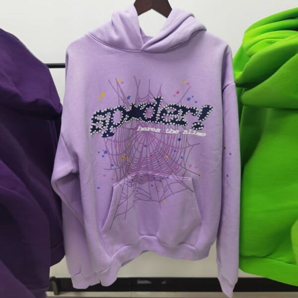 Sp5der Hoodies Heavyweight 450g Cotton Hoodie — Oversized Unisex Streetwear for All Seasons - Image 10