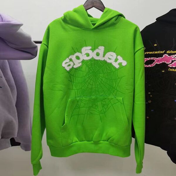 Sp5der Hoodies Heavyweight 450g Cotton Hoodie — Oversized Unisex Streetwear for All Seasons - Image 15