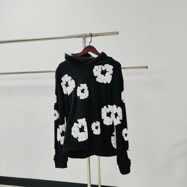 DENIM TEARS cotton wool sweatshirt hoodie couple high street trend sweatshirt Cross-border heavyweight 450g - Image 11