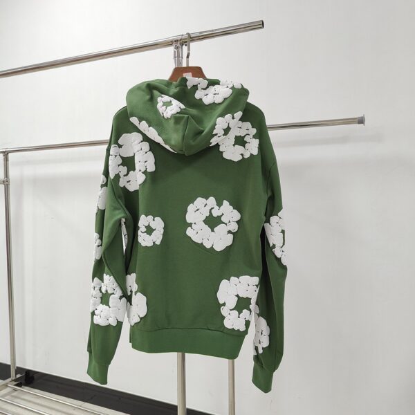 DENIM TEARS cotton wool sweatshirt hoodie couple high street trend sweatshirt Cross-border heavyweight 450g - Image 7