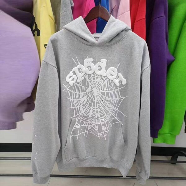 Sp5der Hoodies Heavyweight 450g Cotton Hoodie — Oversized Unisex Streetwear for All Seasons - Image 23