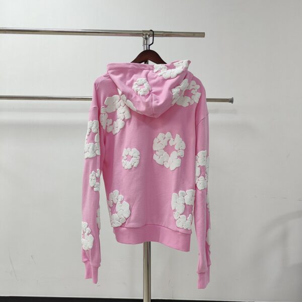DENIM TEARS cotton wool sweatshirt hoodie couple high street trend sweatshirt Cross-border heavyweight 450g - Image 8