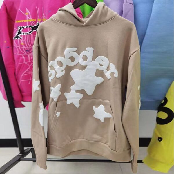 Sp5der Hoodies Heavyweight 450g Cotton Hoodie — Oversized Unisex Streetwear for All Seasons - Image 12