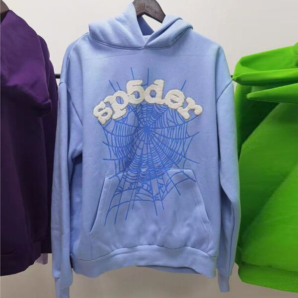 Sp5der Hoodies Heavyweight 450g Cotton Hoodie — Oversized Unisex Streetwear for All Seasons - Image 4