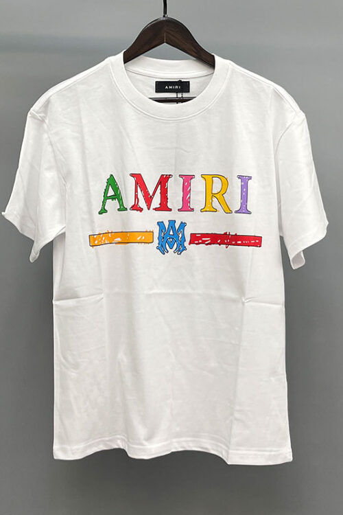Amiri Style High Street T-Shirts | Unisex Summer Streetwear