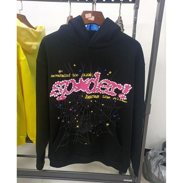 Sp5der Hoodies Heavyweight 450g Cotton Hoodie — Oversized Unisex Streetwear for All Seasons - Image 24