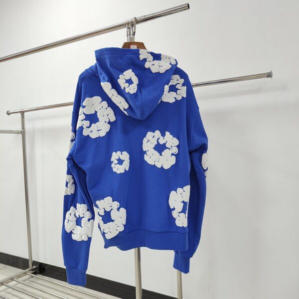 DENIM TEARS cotton wool sweatshirt hoodie couple high street trend sweatshirt Cross-border heavyweight 450g - Image 6